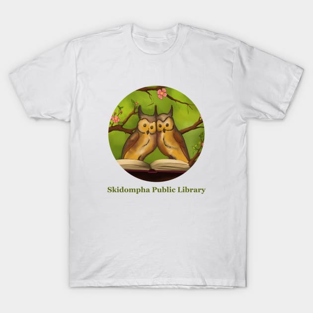 Library Owls T-Shirt by SkidomphaLibrary